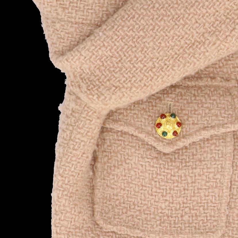 CHANEL シャネル/グリポアボタンツイードジャケット/ピンクベージュ/96A/P08382V05067//AB109/Aランク/05