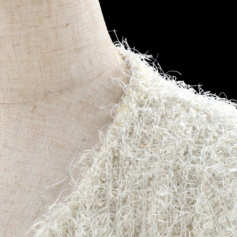 CHANEL シャネル/シャギーツイードアンサンブル/白/99P/P12867V00570//AD882/Aランク/05