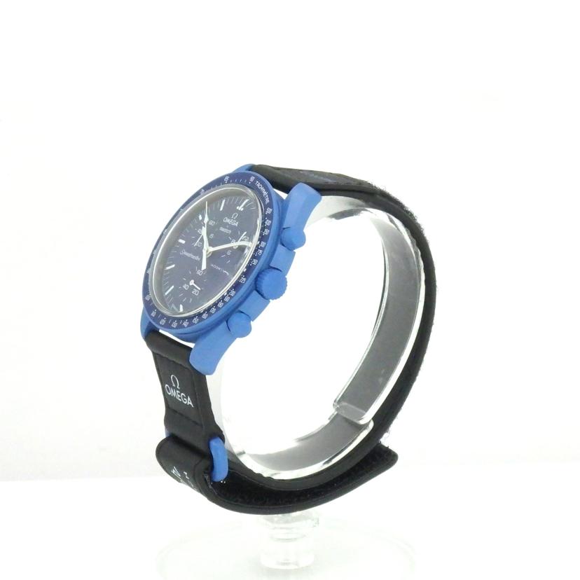 OMEAGA×swatch オメガ/MISSION TO NEPTUNE/クオーツ/ SO33N100//Aランク/77