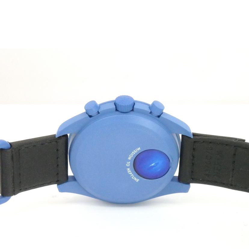 OMEAGA×swatch オメガ/MISSION TO NEPTUNE/クオーツ/ SO33N100//Aランク/77