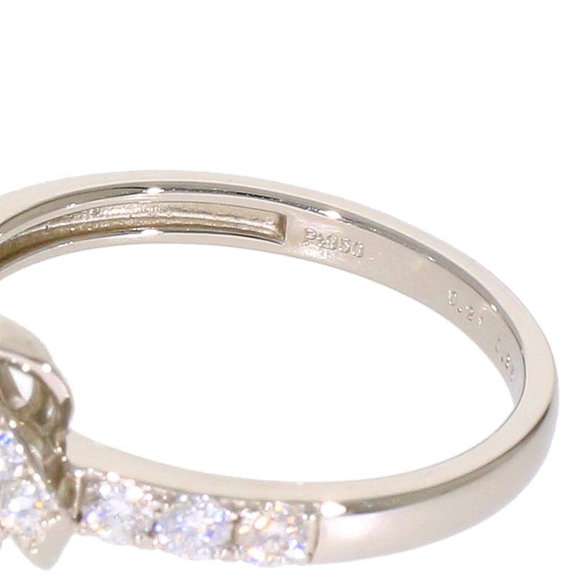 / PT950ダイヤリング0.21/0.35ct GIA鑑定//Aランク/92