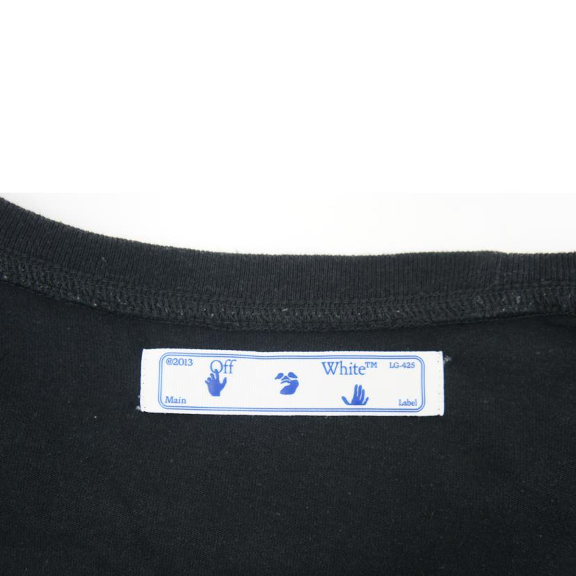 Off White オフホワイト/ロングTシャツ ハンドシェイク アロー/M/ブラック/OMAB001F20FAB008//Bランク/01
