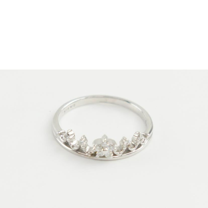 K18WGダイヤリング0.09#10//ABランク/64