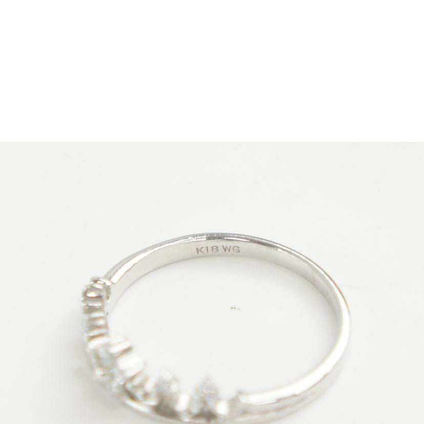 K18WGダイヤリング0.09#10//ABランク/64