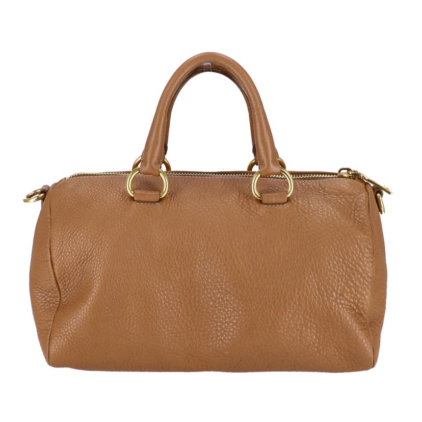 PRADA プラダ/プラダ ヴィッテロレザー2Wayハンド/ブラウン//8/Bランク/75