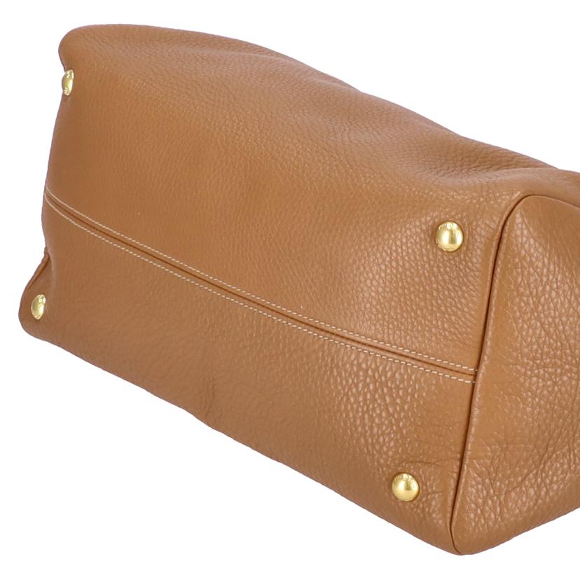 PRADA プラダ/プラダ ヴィッテロレザー2Wayハンド/ブラウン//8/Bランク/75