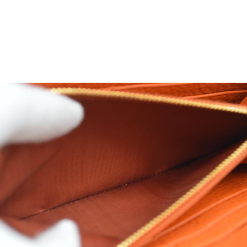 PRADA プラダ/ヴィッテロダイノラウンドファスナー長財布/パパヤ/1ML506//203/Aランク/89