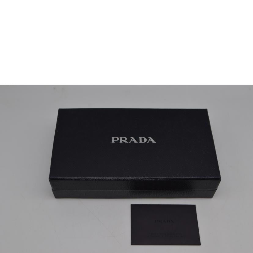 PRADA プラダ/ヴィッテロダイノラウンドファスナー長財布/パパヤ/1ML506//203/Aランク/89