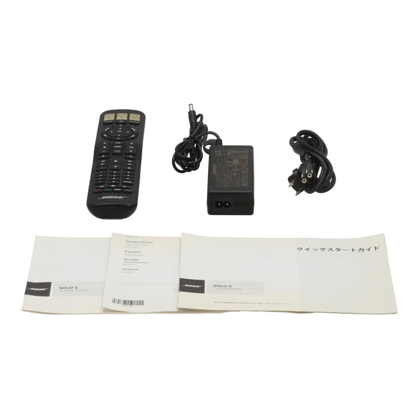 BOSE ボーズ/サウンドバー/Solo 5 TV sound system/418775//070024Z73183407AE/Bランク/65