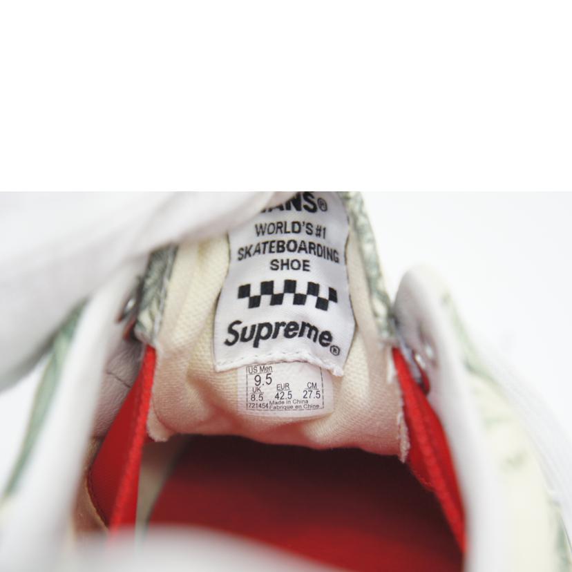 VANS×Supreme バンズ×シュプリーム/VANS×Supreme SKATE ERA/VN0A5FC9GRN//27.5cm/ABランク/70