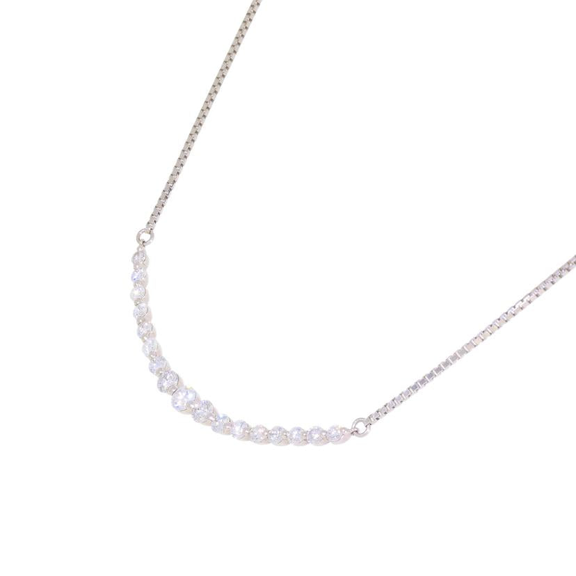 / PT900/850ダイヤネックレス1.00ct//Aランク/92