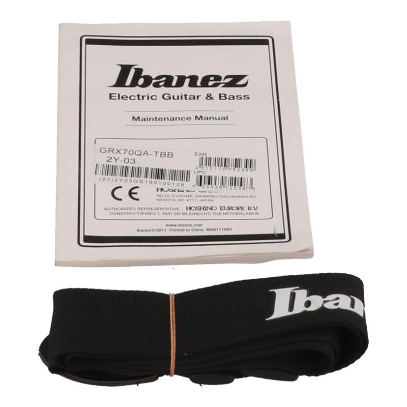 Ibanez アイバニーズ/エレキギター /GRX70QA //GS181111977/Bランク/62
