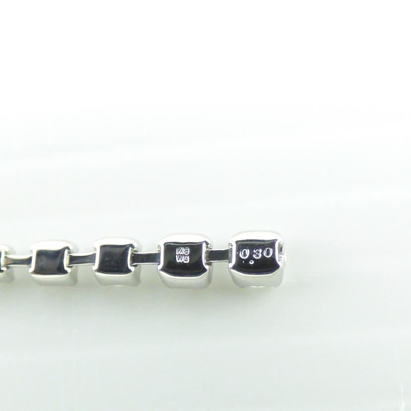 K18WGダイヤネックレス0.30//ABランク/64