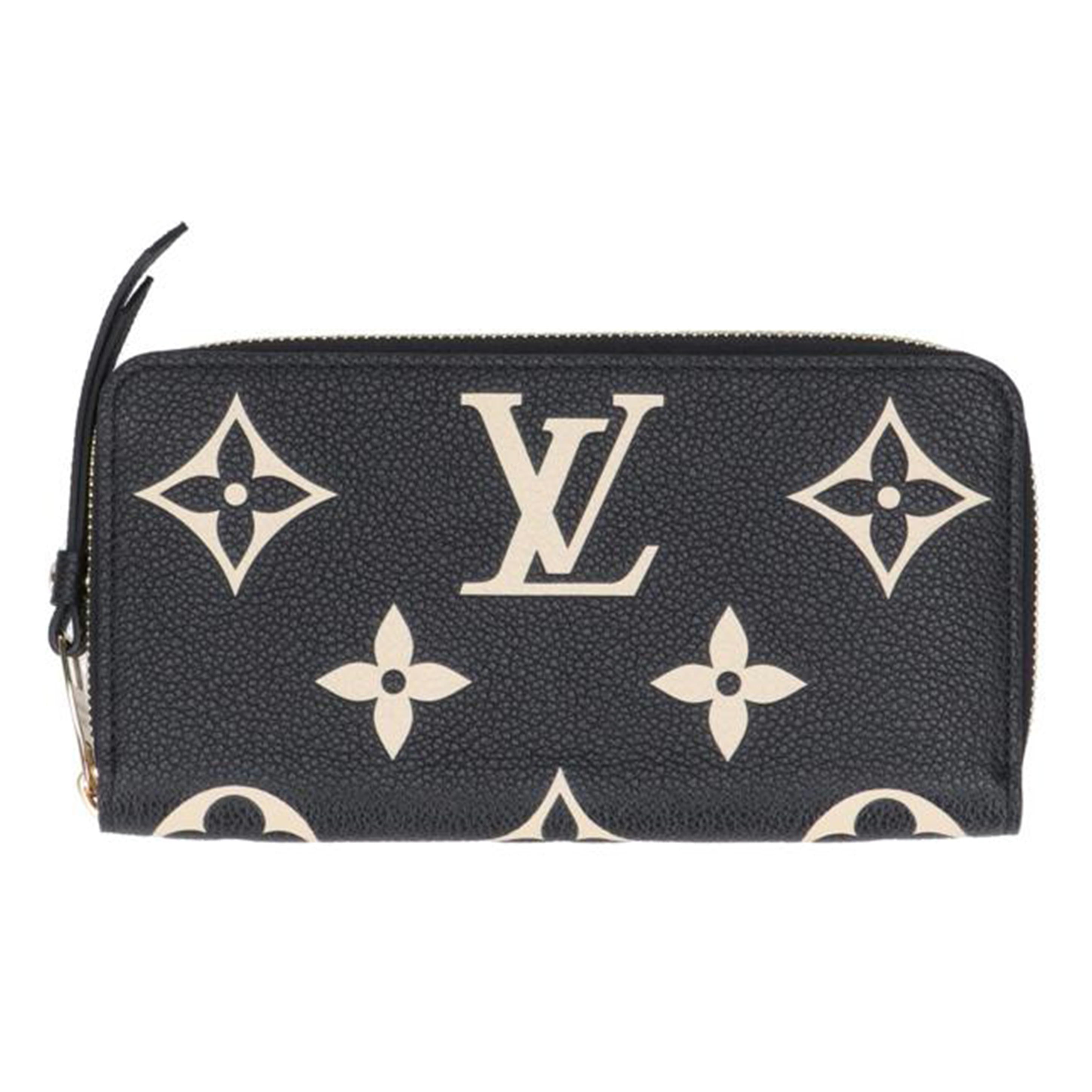 LV ルイ・ヴィトン/ジッピー・ウォレット/アンプラント/バイカラー/ブラック×ベージュ/M80481//RFI****/Aランク/77