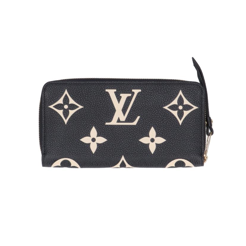 LV ルイ・ヴィトン/ジッピー・ウォレット/アンプラント/バイカラー/ブラック×ベージュ/M80481//RFI****/Aランク/77