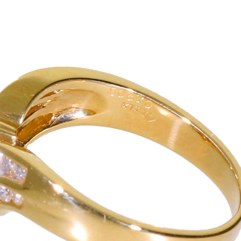 K18ルビーダイヤリング0.51/D0.36ct//Aランク/88