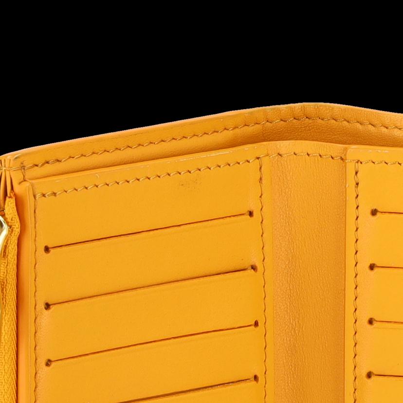 LOUIS VUITTON/ポルトフォイユカプシーヌコンパクト/トリヨン・サフラン/M81669//RFI*/Aランク/75