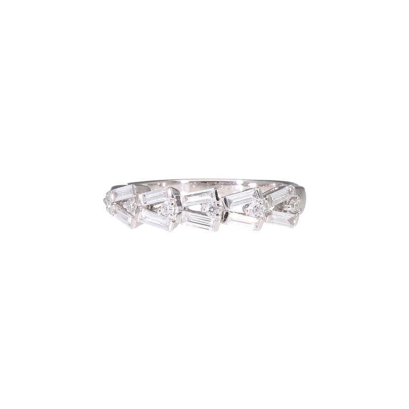 K18WGダイヤリング0.37ct//Aランク/64