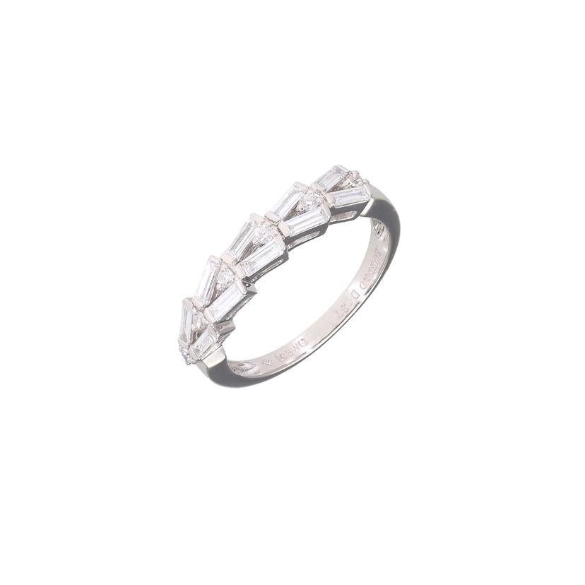 K18WGダイヤリング0.37ct//Aランク/64