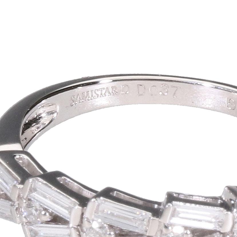 K18WGダイヤリング0.37ct//Aランク/64