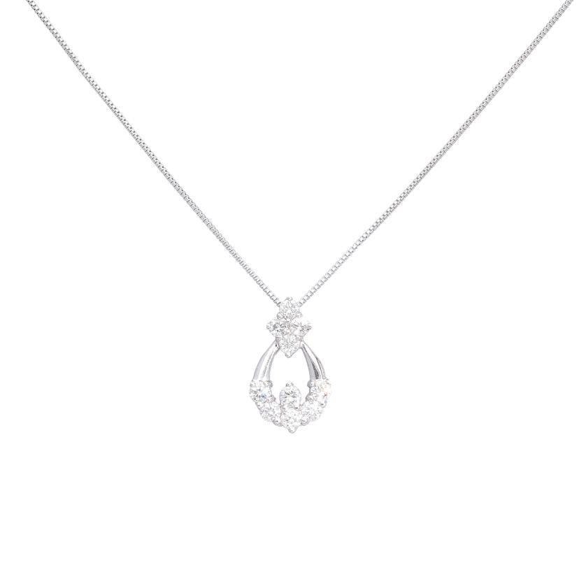 K18WGダイヤネックレス0.50ct//Aランク/78