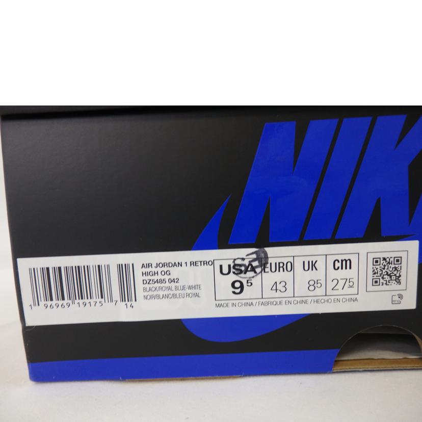 NIKE ナイキ/AIR JORDAN1 RETRO HIGH OG/DZ5485-042//Sランク/84