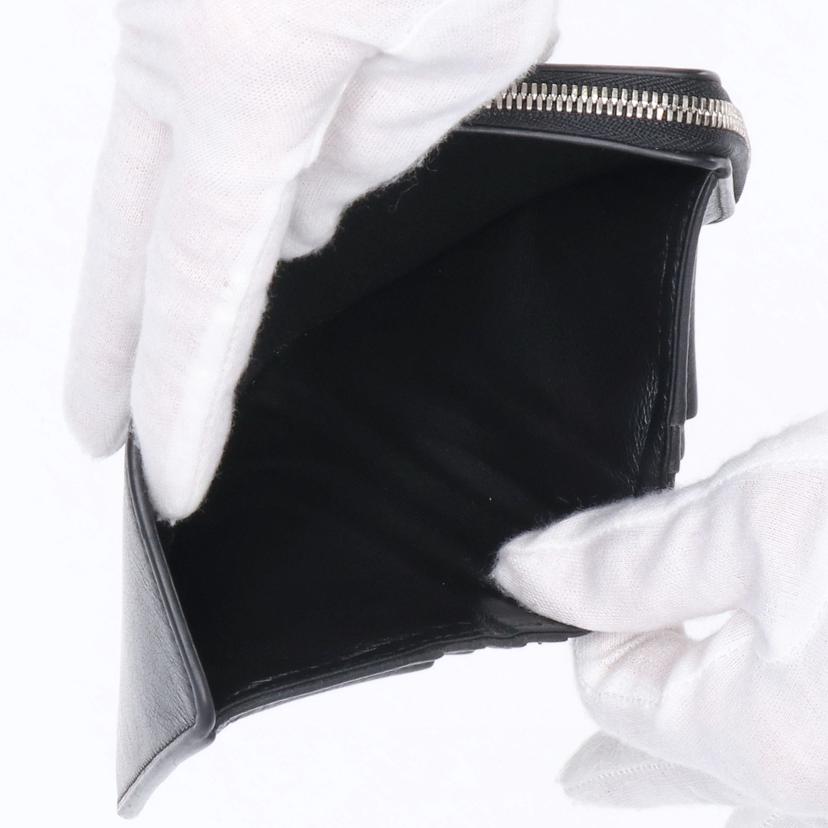 BALENCIAGA バレンシアガ/ロゴプリント二つ折りコンパクトウォレット/551933//ABランク/75