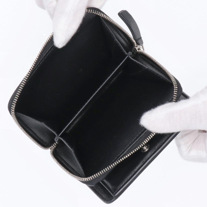 BALENCIAGA バレンシアガ/ロゴプリント二つ折りコンパクトウォレット/551933//ABランク/75