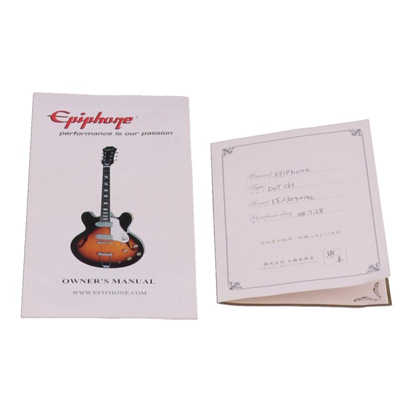 Epiphone エピフォン/エレキギター/Dot CH//EE03040142/Bランク/82