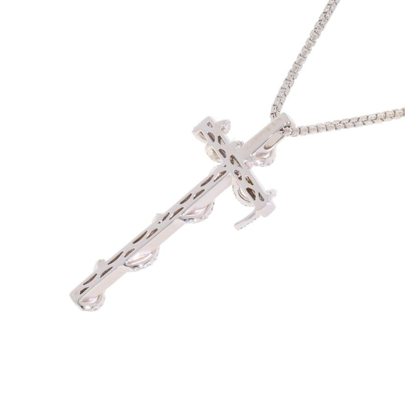 カラッチ/◎K18WGダイヤネックレス0.47ct//Aランク/59