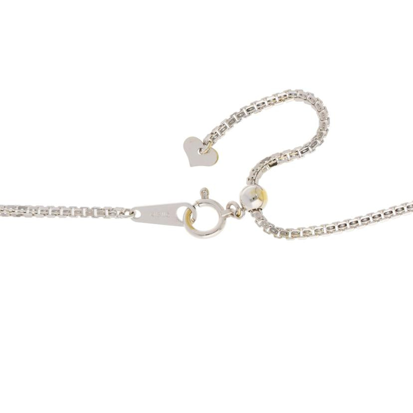 カラッチ/◎K18WGダイヤネックレス0.47ct//Aランク/59