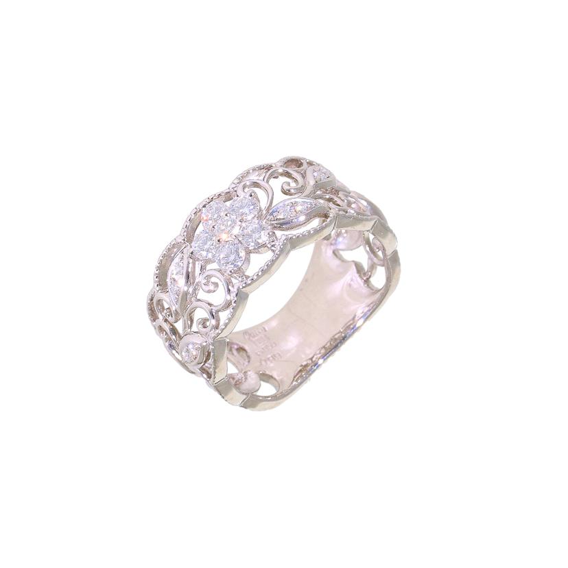 Queen PT950ダイヤリング0.39ct//ABランク/05