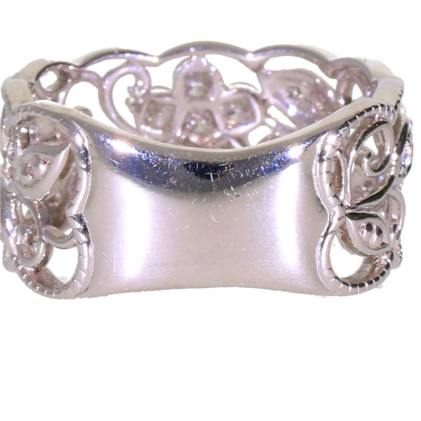 Queen PT950ダイヤリング0.39ct//ABランク/05