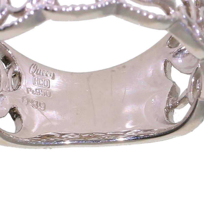 Queen PT950ダイヤリング0.39ct//ABランク/05