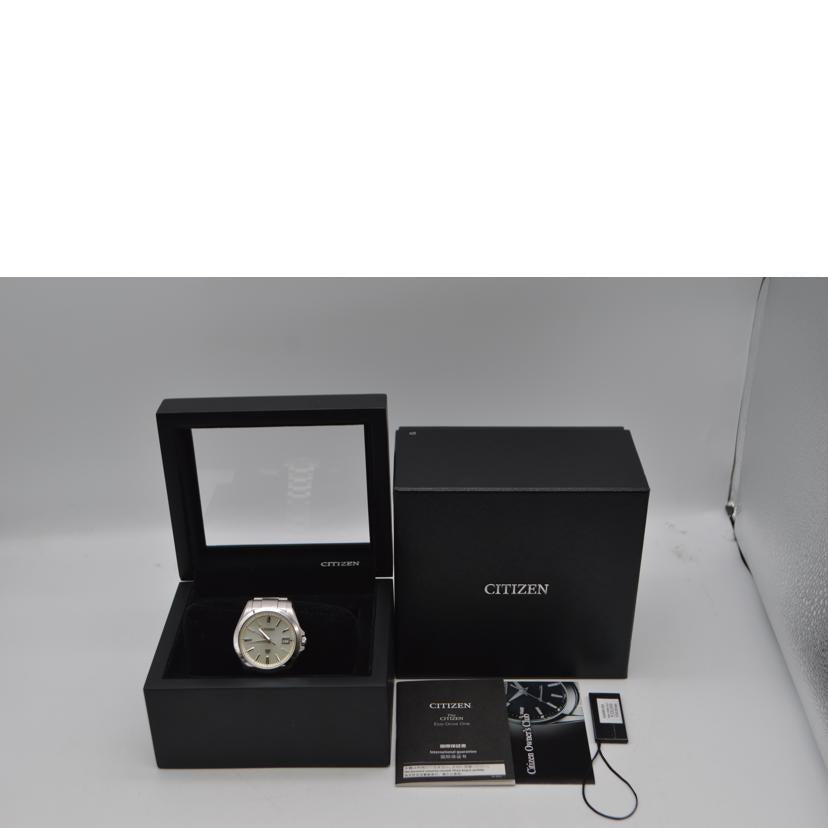 CITIZEN シチズン/ザ・シチズンエコドライブソーラー/デュラテクトプラチナ/AQ4060-50A//372******/Aランク/89
