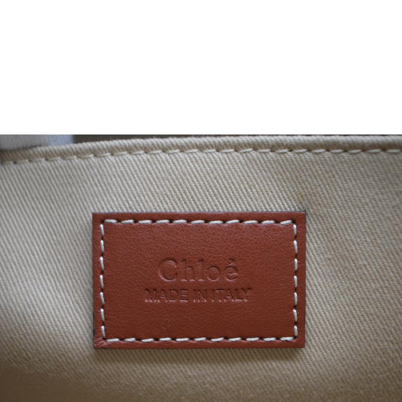 Chloe クロエ/ウッディミディアムショルダートート/ブラウン/CHC21US383E6690U//04 *******/Bランク/89