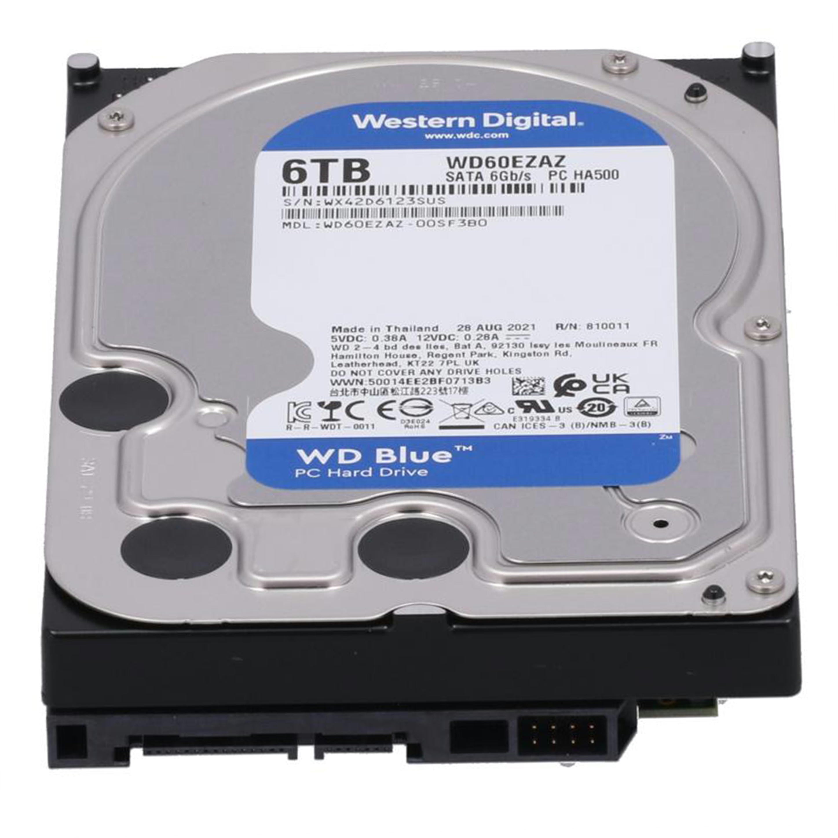 Western Digital WD ウエスタンデジタル /3.5インチ内蔵HDD 6TB/WD60EZAZ-00SF3B0//WX42D6123SUS/Bランク/05