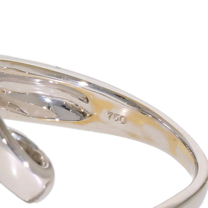 / K18タヒチパールダイヤリング0.14ct//ABランク/92