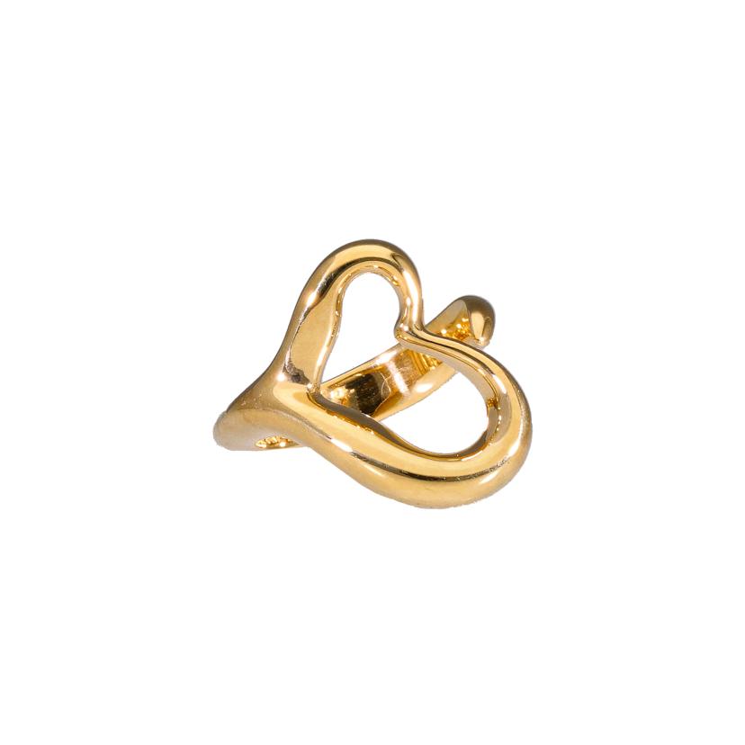TIFFANY&CO 750エルサペレッティ オープンハートリング//ABランク/05