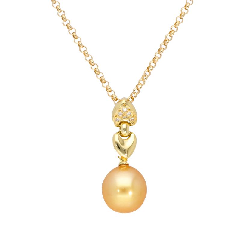 / K18ダイヤネックレス0.04ct//Aランク/92