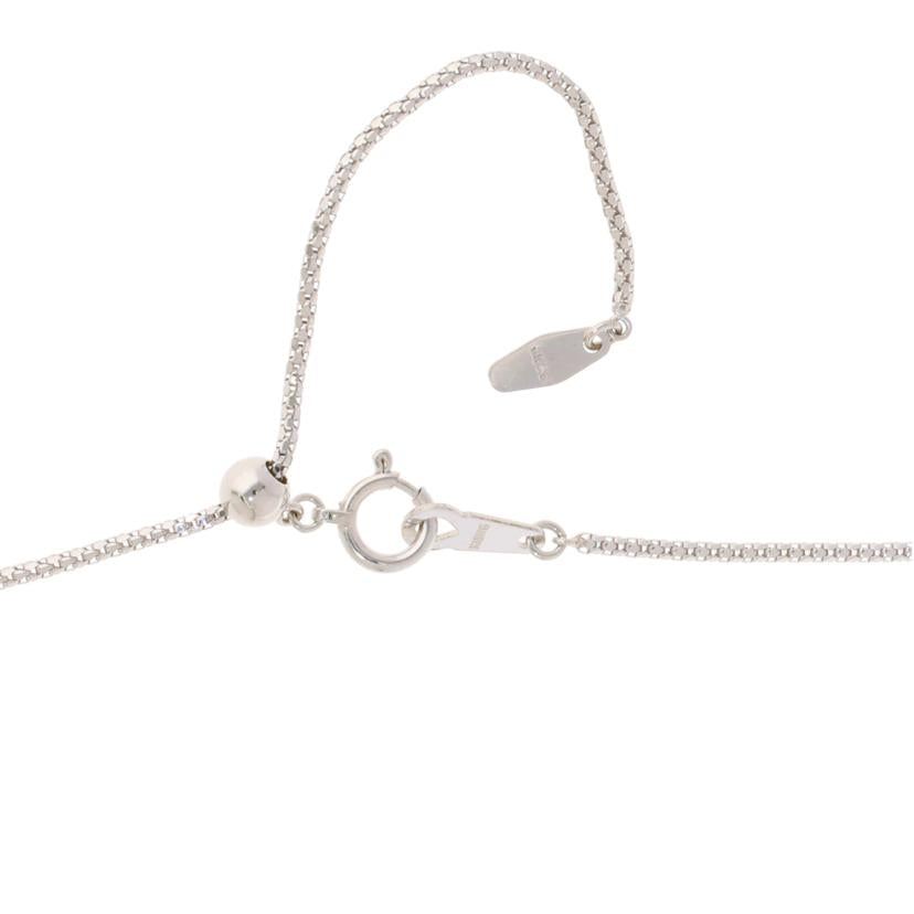 / ◎K18WGスターサファイアダイヤネックレス5.50/D0.03ct//Aランク/59