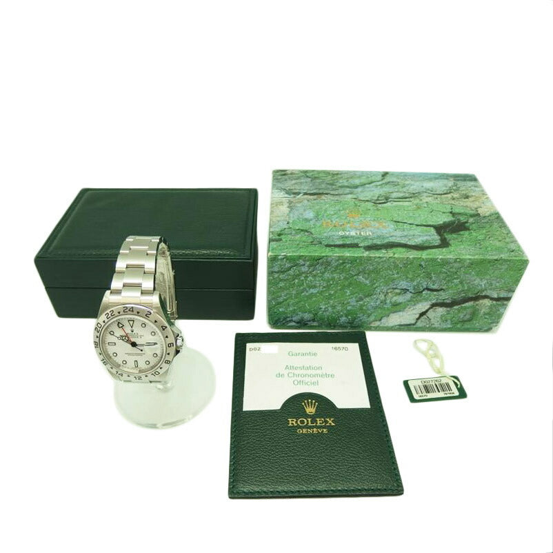 ROLEX ロレックス/エクスプローラーII/白文字盤/16570//D02****/Aランク/82