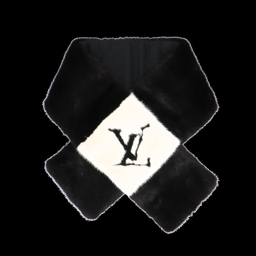 LOUIS VUITTON ルイヴィトン/エシャルプ・ゴーグラム/ミンクマフラー /M77866//Aランク/75
