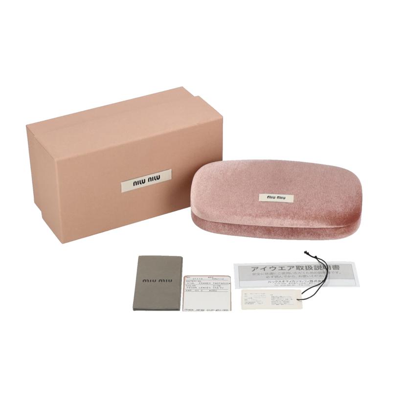 miumiu ミウミウ/べっ甲調スクエアサングラス/SMU11Z-F//52□15/SAランク/91