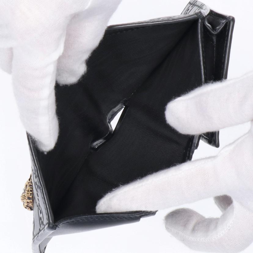 GUCCI グッチ/シマキャットレザー二つ折りコンパクトウォレット/548057//ABランク/75