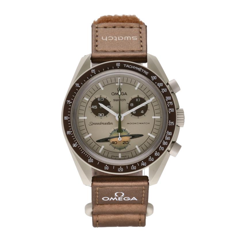 OMEGA×swatch オメガ×スウォッチ/ムーンスウォッチ/MISSION TO SATURN/クオーツ/SO33T100//Aランク/19