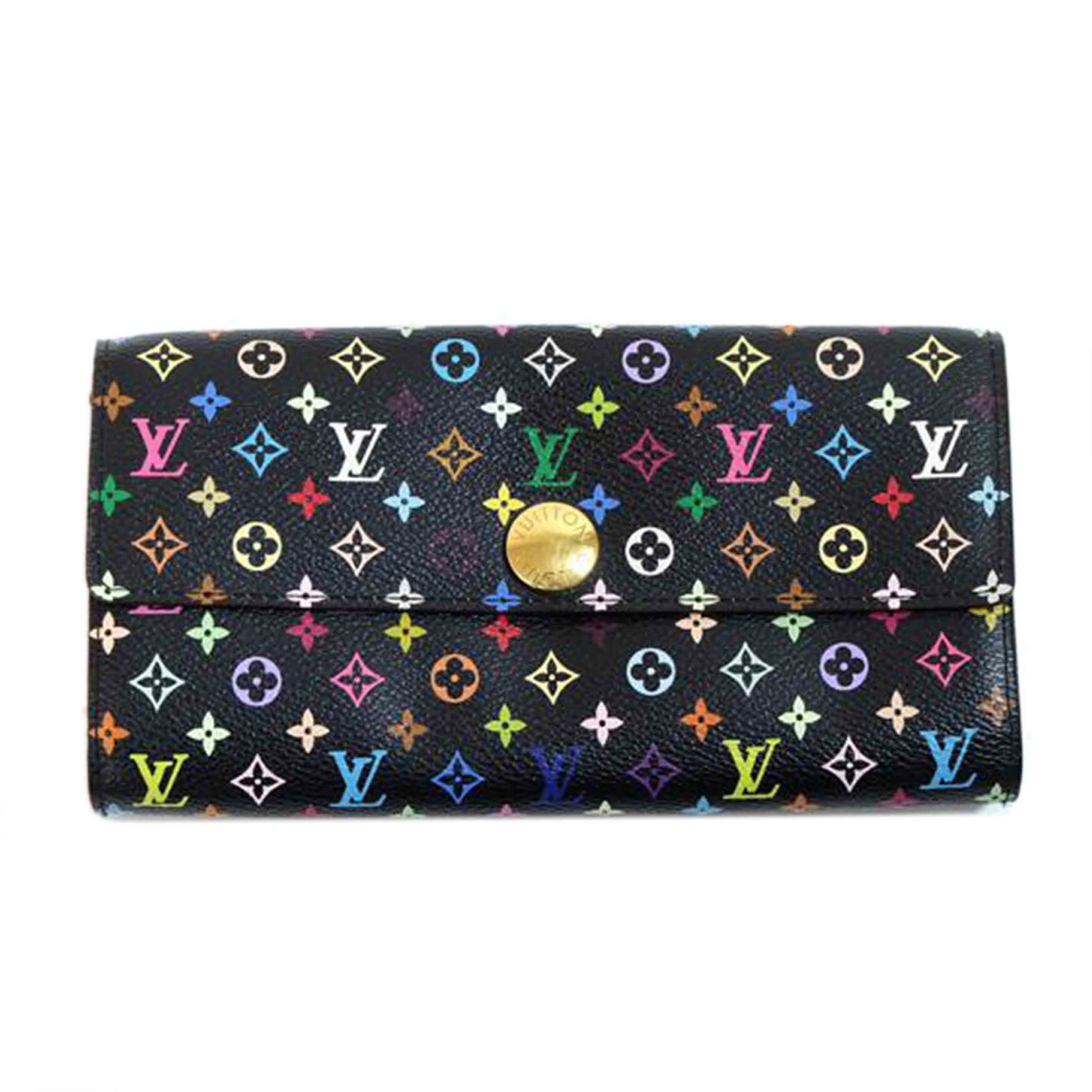 LV ルイヴィトン/ポルトフォイユサラ/モノグラムマルチ/ノワール/M93747//TH0***/Bランク/71