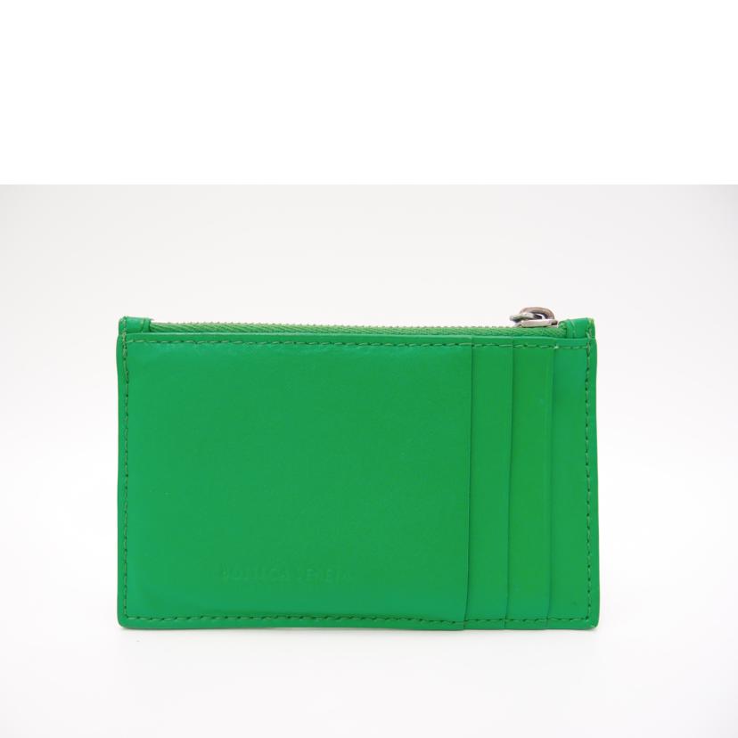 BOTTEGA VENETA ボッテガヴェネタ/イントレチャートコインケース/グリーン//Aランク/69
