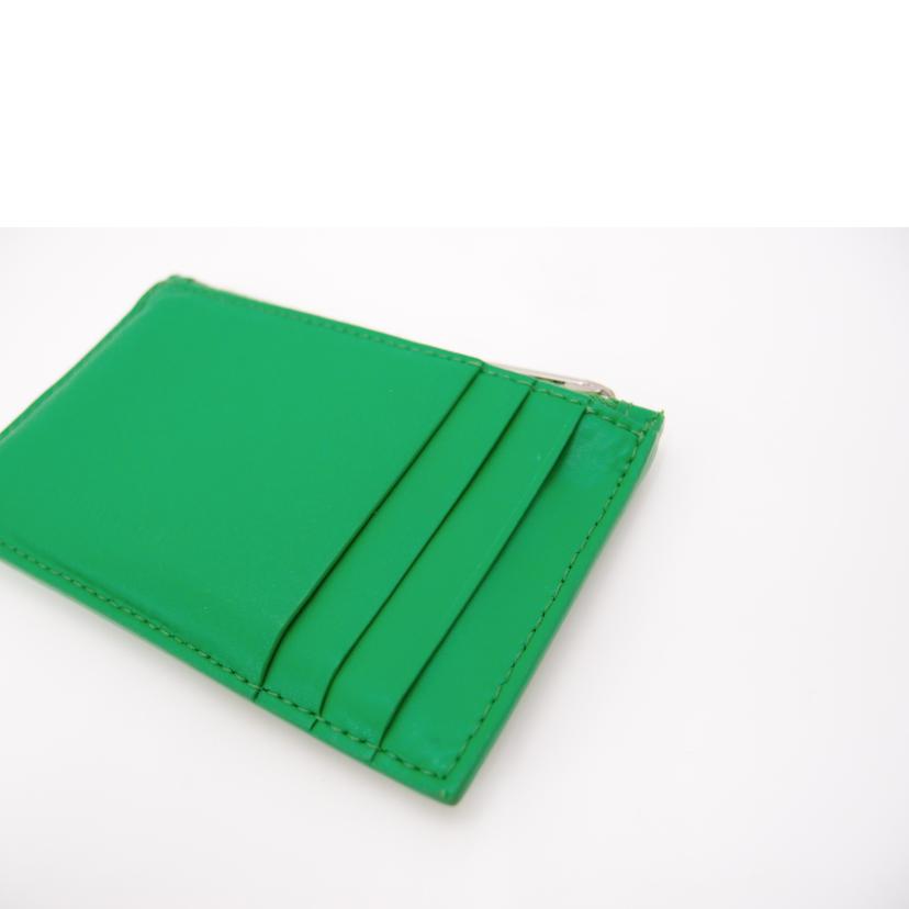 BOTTEGA VENETA ボッテガヴェネタ/イントレチャートコインケース/グリーン//Aランク/69