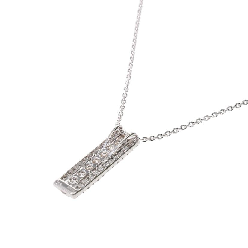 / K18WGダイヤネックレス1.00ct//Aランク/92